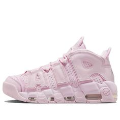 (WMNS) Nike Air More Uptempo 'Pink Foam' DV1137-600 Busted Shoes, Nike Air More Uptempo Outfit, Nike Air Uptempo Shoes, Triple Pink Dunks, Dance Shoes Hip Hop, Shoes Sneakers For Women, Nike Uptempo, Nike Air Uptempo, Zapatillas Nike Air