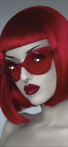 Cute Valentines Makeup, Jovana Mitrovic, Cyberpunk Alien, Obsidian Kerttu, Red Goth, Neon Cyberpunk, Gothic Women, 90s Goth, Huntington Beach California