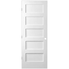 a white door on a white background