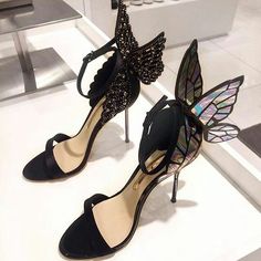 Hak Tinggi, Butterfly Heels, Butterfly Shoes, Dr Shoes, Heels Classy