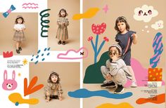 children's clothing and accessories are featured in this editorial for the new york times