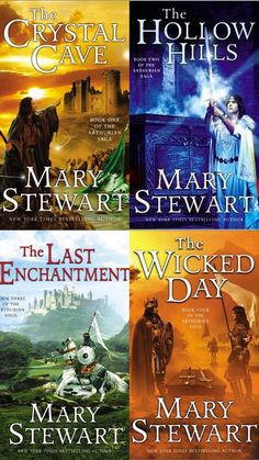 four books in one series the last enchantment, the witch's dawn, and the crystal cave