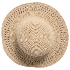 The sister to our handmade original cotton crochet, this hat features a beautifully scalloped edge paired with our signature crocheted style. With its easily storable design and great sun protection, this hat is perfect for any occasion! Features: Packable 4" brim Hat size: 57cm One size 100% cotton UPF 50