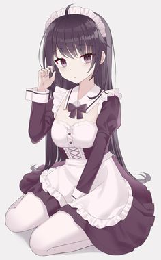 Maid Outfit Anime, Buy Coats, Anime Maid, Maid Outfit, Anime Dolls, Girls Cartoon Art, Cute Anime Pics, Manga Girl, Girl Cartoon