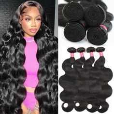 PRICES MAY VARY. 【Human Hair Bundles Material】:12A Grade Virgin Brazilian Human Hair Bundles,100% Unprocessed Virgin Human Hair Cut From Young Donor,Soft And Healthy Natural Color,Select High Quality Human Hair Material,Clean And Healthy To Make Sew In Or Wigs. 【Bundles Human Hair Quality】:14-32 Inches Brazilian Human Hair Each Bundle Is 95g-100g，High Quality Unprocessed Virgin Bundles, Raw Bundles Human Hair,Strong Double Machine Weft, Weave Bundles Human Hair,Very Soft and Silky, Full Density, Raw Bundles, Vixen Sew In, Body Wave Bundles, Hair Body Wave, Hair Shedding, Sew Ins, Hair Vendor, Human Hair Bundles, Brazilian Body Wave