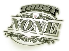 the trust movie logo on a white background