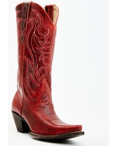 Idyllwind Women's Redhot Western Boots - Snip Toe, Red Red Cowgirl Boots, Red Cowboy Boots, Womens Cowgirl Boots, Christmas Boots, Boot Barn, Cowgirl Chic, Red Boots, Cowboy Boots Women, Heel Caps