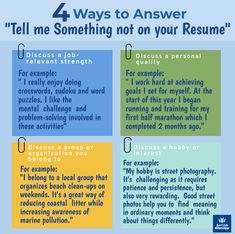 four ways to answer tell me something not on your resume, including examples and tips