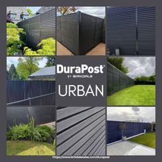 the cover of an urban magazine with pictures of different houses and gardens in black, grey and white