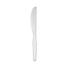 a white knife on a white background