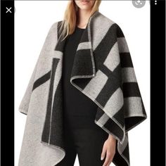 Brand New With Tag Never Been Worn. Price Is Firm Burberry Cape, Burberry Plaid, Wool Hoodie, Womens Poncho, Cashmere Color, Burberry Jacket, Wool Poncho, Burberry Prorsum, Burberry London