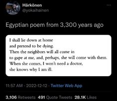 an egyptian poem from 300 years ago is shown on the phone screen, and it's caption reads