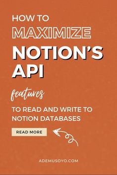 an orange background with the words how to maximumize motion's api