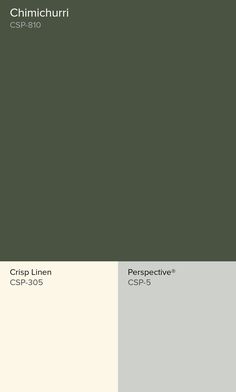 the color scheme for chimicchuri's crisp linen and perspective csp - 205