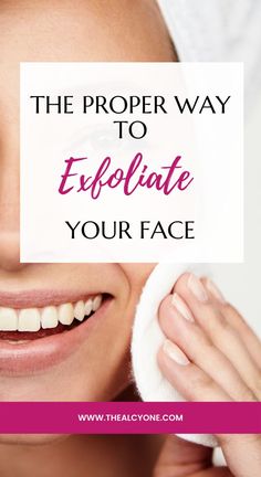 To avoid over-exfoliating your face, here is how to exfoliate properly. A glowing skin starts from proper skin exfoliation Oily Skin Remedy, Smooth Glowing Skin, Acne Prone Skin Care, Winter Skin Care Routine, Skincare For Oily Skin, Oily Skin Care Routine, Natural Acne Remedies, Winter Skin Care, Face Acne