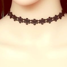 Super Cute! Crochet Lace Choker, Lace Choker, Floral Crochet, Crochet Lace, Womens Jewelry Necklace, Choker, Choker Necklace, Outfit Ideas, Super Cute