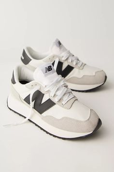 237 Sneakers | Free People 237 New Balance, Trendy Tennis Shoes, Preppy Sneakers, Trendy Womens Sneakers, New Balance 237, N Logo, Work Sneakers, Sneakers Street Style, Rain Cloud