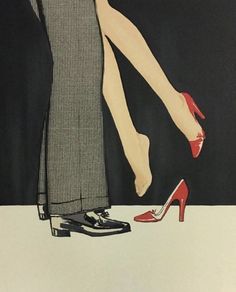 a woman's legs and shoes are shown in this advertisement for high heeled shoes