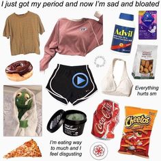 Aesthetic Memes, Mood Clothes, Period Outfit, Cute Lazy Outfits, Lazy Day Outfits, Lazy Outfits, Girl Tips, Mood Board Fashion, Girl Life Hacks