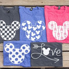 Character Inspired Tee | Jane Womens Disney Shirts, Mickey Head, Disney Tees, Vinyl Shirts, Fitted Shirt, Shirts For Teens