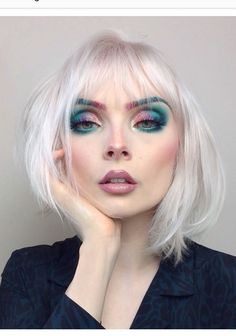 Blonde Brows, Rock Makeup, Pearl Blonde, Dramatic Eye Makeup, Makeup Eyeshadow Palette, Make Up Inspo, Sending Love, Eye Makeup Art, Costume Makeup