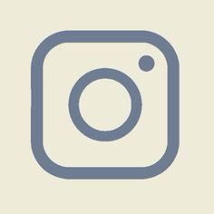 the instagram logo is shown in blue and white