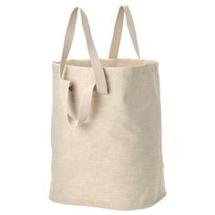 a large canvas bag with two handles