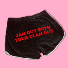 Jam Out With Your Clam Out Dolphin Shorts | Cute Dolphin Shorts | Y2K Shorts | Cute Shorts | Funny Shorts | Shorts | Lounge Shorts | Comfy Shorts to Lounge in! Actual item may be lighter/darker than pictured. M A T E R I A L S - 95% Cotton / 5% Spandex - Available In Sizes S-L S I Z I N G - Size chart is available on our listing photos. S H I P P I N G  &  P R O D U C T I O N  T I M E - Production Time is 5 Business Days. (May be delayed during the Holiday Season) - Shipping Time is 2-6 Business Shorts Y2k, Cute Dolphin, Shorts Comfy, Funny Shorts, Y2k Shorts, Dolphin Shorts, Shorts Cute, Short Humor, Comfy Shorts