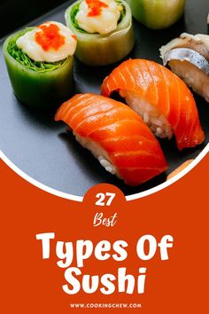 sushi with the title 27 best types of sushi