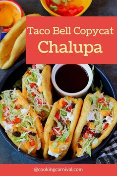 taco bell copycat chalupa is an easy appetizer to serve at any party