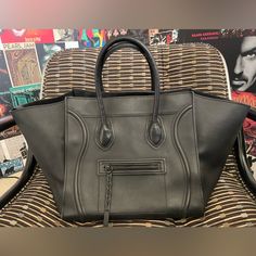 Reposhing This Item I Purchased From @Gabbylevine82. Loved It, But Ready To Rotate For Something New. Questions? Leave A Comment Below! Celine Bags, Womens Tote Bags, Leave A Comment, Something New, Black, Color