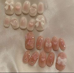 Korean Style Nails Art, Nail Inspo Douyin, Korean Gel Nail Designs, Blush Nail Designs, Korean Manicure, Dior Nails, Korean Nail Art, Art Designs Ideas