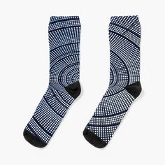 Super soft all-over printed knit socks with extra cushioning in the sole. Suitable for men and women. 3d graphic illusion pattern Color Optical Illusions, Illusion Pattern, Pattern Socks, Patterned Socks, Designer Socks, Optical Illusions, Knit Socks, Crew Socks, Knitting Socks