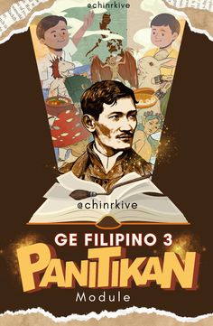 an advertisement for the movie pantikan, featuring a man reading a book and other people