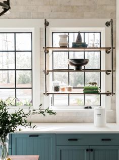 the kitchen is clean and ready to be used as an appliance for cooking