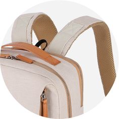 Nordace Siena - умный рюкзак Beige Backpack For On-the-go, Large Capacity Beige Rectangular Backpack, Beige Large Capacity Rectangular Backpack, Beige Rectangular Backpack With Large Capacity, Modern Laptop Backpack With Adjustable Strap, Beige Travel Backpack Shaped As Shoulder Bag, Beige Laptop Backpack For Daily Use, Beige Backpack Laptop Bag For Daily Use, Beige Rectangular Backpack For Back To School