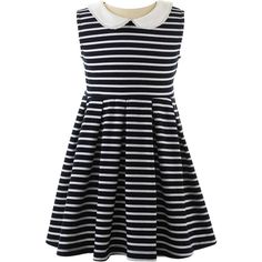 A versatile dress, essential to any little girl’s summer wardrobe, in soft jersey with a classic navy and ivory breton stripe. The contrast collar with lace trimmed edge adds a little something special to this comfy day dress. Layer up with one of the soft cotton cardigans on cooler days. | Rachel Riley | Breton Striped Contrast Collar Jersey Dress, (Navy Blue & Ivory, Size 8Y) | Maisonette collects the best children’s products from around the world (unlike Zulily, Etsy, The Tot, Farfetch Kids, Childrensalon, Crate and Kids, Kohls, Wayfair, Buy Buy Baby, Nordstroms, Mini Boden, J.Crew Factory, or PotteryBarn Kids), creating a curated shopping experience for you. Think of us as your shortcut to fashion for litte ones! Princess Charlotte Dresses, Striped Jersey Dress, Rachel Riley, Nautical Outfits, Charlotte Dress, Dress Layer, Frill Dress, Striped Jersey, Contrast Collar