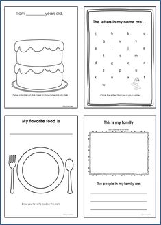 printable worksheet for children to learn the letter i is for cake and other words