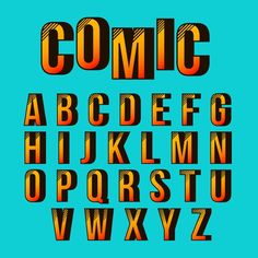 an old fashioned type of comic font