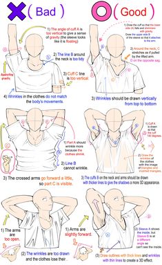 how to draw an anime character with different poses and haircuts for the head