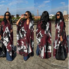 Our Stone Age Winter Open Front Long Cardigan is Rich Auntie at it's finest! Our fashion wool blend winter kimono can be worn as an oversized dress on it's own or cinched at the waist for a more fitted look. Flowy and statement style that clearly turn this into a statement piece! In One Size fits up to 4X as the sleeves are open flowy and the kimonos have an open front. Styling tip: Can be worn over jeans, dresses, on it's own or as a coat! Styling options are endless! Size US Size One Size Coat Styling, Long Kimono Cardigan, Ankara Kimono, Rich Auntie, Winter Kimono, Summer Kimono, Stone Age, Oversized Dress, Long Kimono