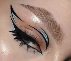 Creative Eyeliner, Glisten Cosmetics, Eyeliner Designs, Swag Makeup