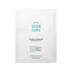 Etude House Soon Jung Panthensoside Sheet Mask Nudie Glow Australia Korean Sheet Mask Collection, Sheet Masks Korean, Cosrx Sheet Mask, Skincare Organiser, Soon Jung, Best Sheet Masks, Face Mist Spray, Korean Sheet Mask, Korean Mask