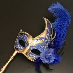 Stick Mask Labyrinth Ball, Masquerade Mask Women, Masquerade Ball Masks, Gold Masquerade Mask, Mask Stick, Mask Ball, Wedding Mask, Feather Mask, Ball Mask