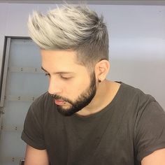 Ragnor Fell, Men Blonde Hair, Clipper Cut, Beard Style, Indian Men, Colour Contrast, Hair Gray