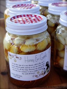 Honey And Garlic, Garlic And Honey, Garlic Honey, Herbal Remedies Recipes, Herbal Recipes