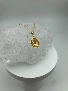 Elevate your jewelry collection with this exquisite Swan Necklace, featuring an abstract bird design that exudes elegance and charm. Crafted from 14K massif gold, this delicate animal necklace showcases a tiny swan engraved charm, perfect for those who appreciate minimalist and refined accessories. Its subtle yet sophisticated appeal makes it an ideal gift for sisters or anyone who loves unique and thoughtful pieces. ⚜️ Package included: One Handmade Necklace ⚜️ Pendant Sizes: 14 / 16 / 18 / 20 Swan Necklace, Abstract Bird, Faberge Jewelry, Spiritual Necklace, Gold Animals, Animal Necklace, Bird Necklace, 14k Gold Necklace, Necklace Minimalist