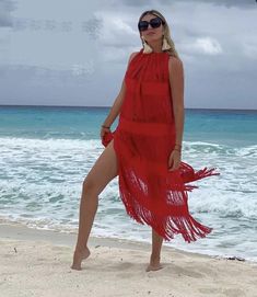 ALLE BOHO LULA, Swim Cover-up & Beachwear Maxi Dress - ALLE Handbags Artisanal Clothing, Frayed Dress, Boho Swim, Light Structure, Maxi Beach Dress, Beautiful Midi Dresses, Boho Beach Dress, Beach Maxi Dress, Beach Wear Dresses