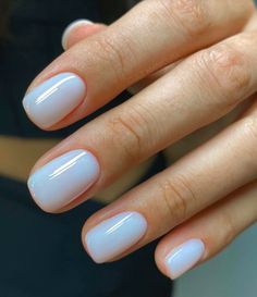 Natural Nail Tips, Milky Nails, Short Fake Nails, Short Press On Nails, Nails Press, Beige Nails, Manicure Tips, Nail Type, Nails Set