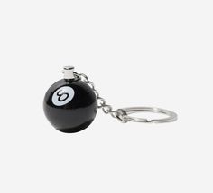 Stussy 8 Ball Keychain Black 138767 Product Description • 1" metal keyring • Stussy logo print • 5mm × 25mm • 80% Zinc / 20% Alloy Welcome to Our Store! Yook_1120 is located in South Korea. We carefully pack and ship all your orders after double check. We provide top quality items and 100% Authentic products. ※ Notice ▷ For all the products, there could be a size difference according to the way to measure the item, and a color difference according to the computer's resolution. ▷ The outer case i Stussy Keychain, 8 Ball Keychain, Stussy Accessories, Stussy 8 Ball, Stussy Logo, Keychain Black, Size Difference, 8 Ball, New Bag